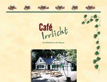 Tablet Screenshot of cafe-irrlicht.de